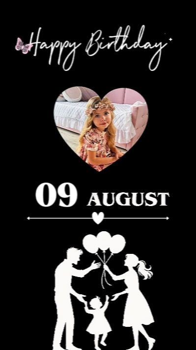 B'DAY DAUGHTER 9 AUG