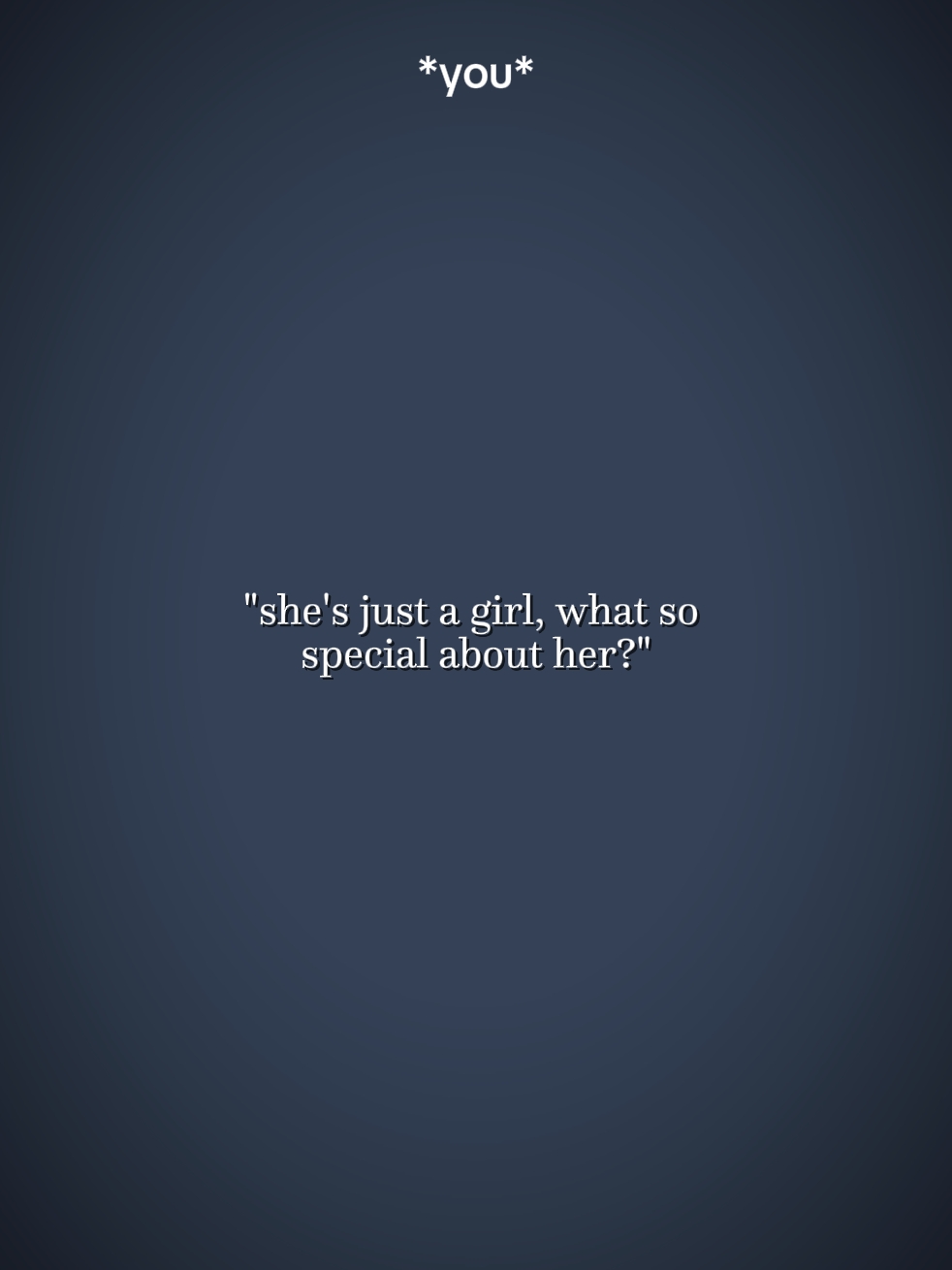 c'est juste une fille