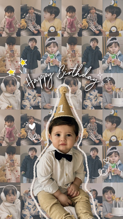 Birthday litle boy