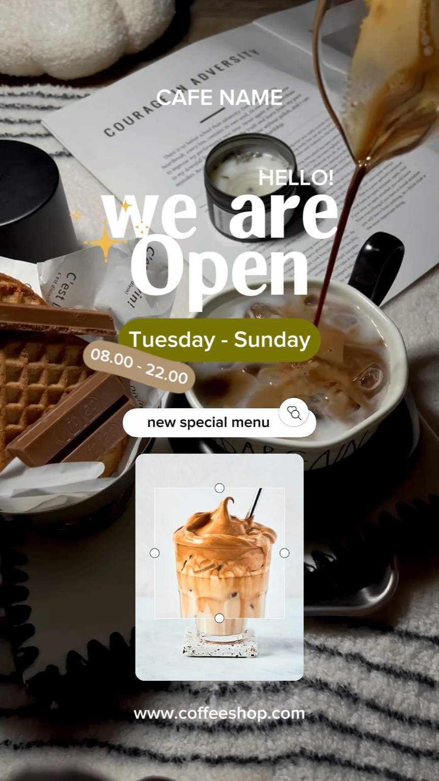 coffeeshop opening