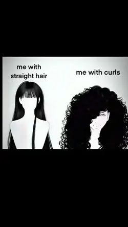 Straight vs curly