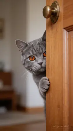 Peekaboo Kitty