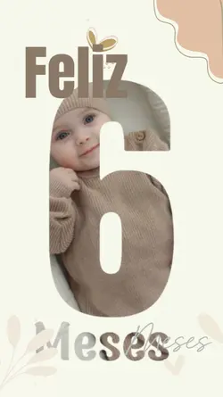 6 meses do meu bebê