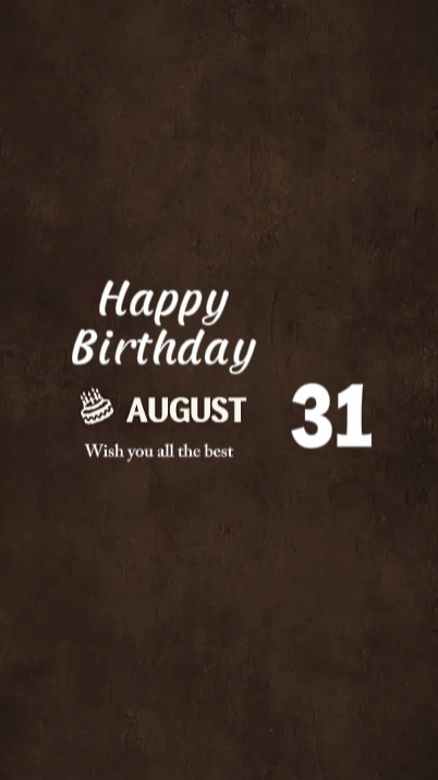 ANIVERSÁRIO DE 31 DE AGOSTO 
