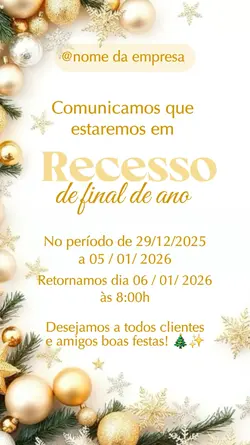 Aviso de Recesso