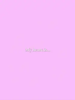 My heart is yours..