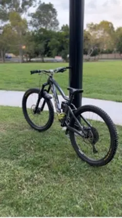 New bike and old bik