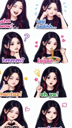 TREND STIKER CHAT