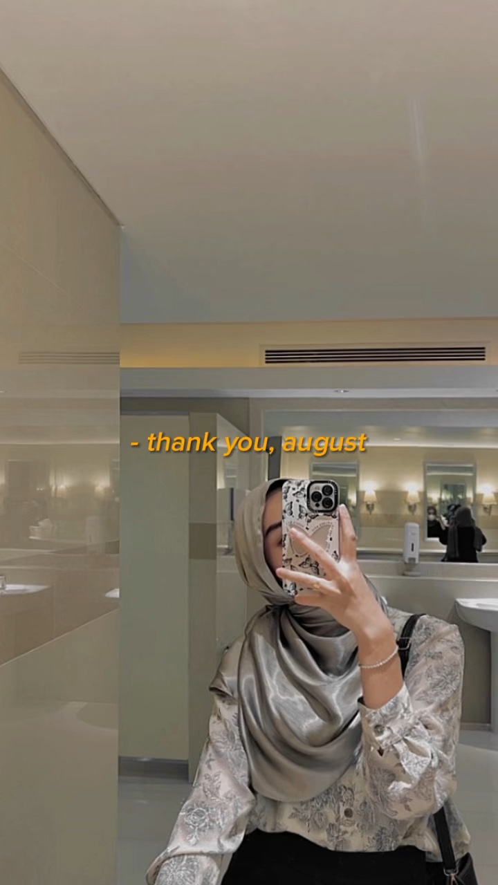 thank you, august
