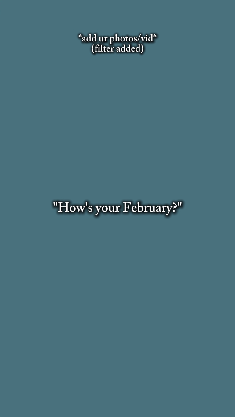 How's ur february 