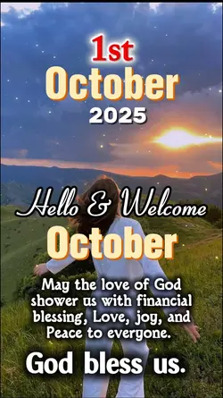 Welcome October