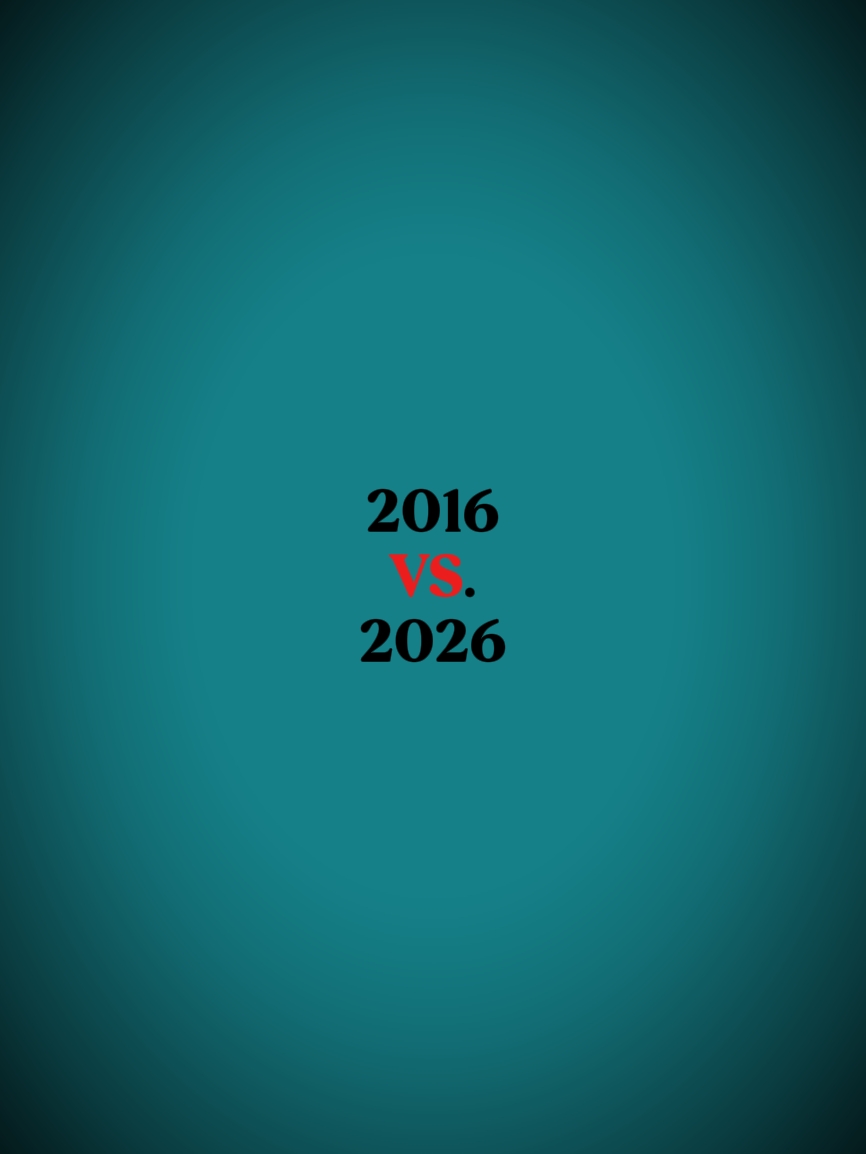 Mein 2016 vs 2026