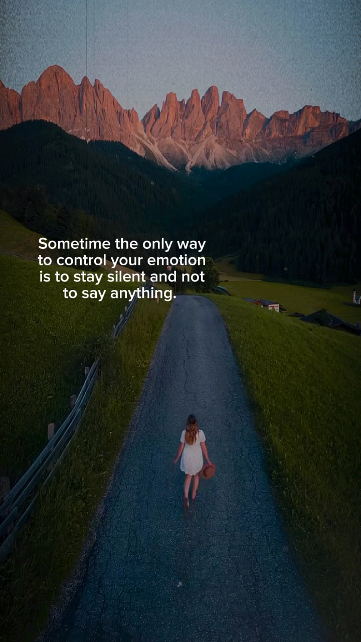 stay silent