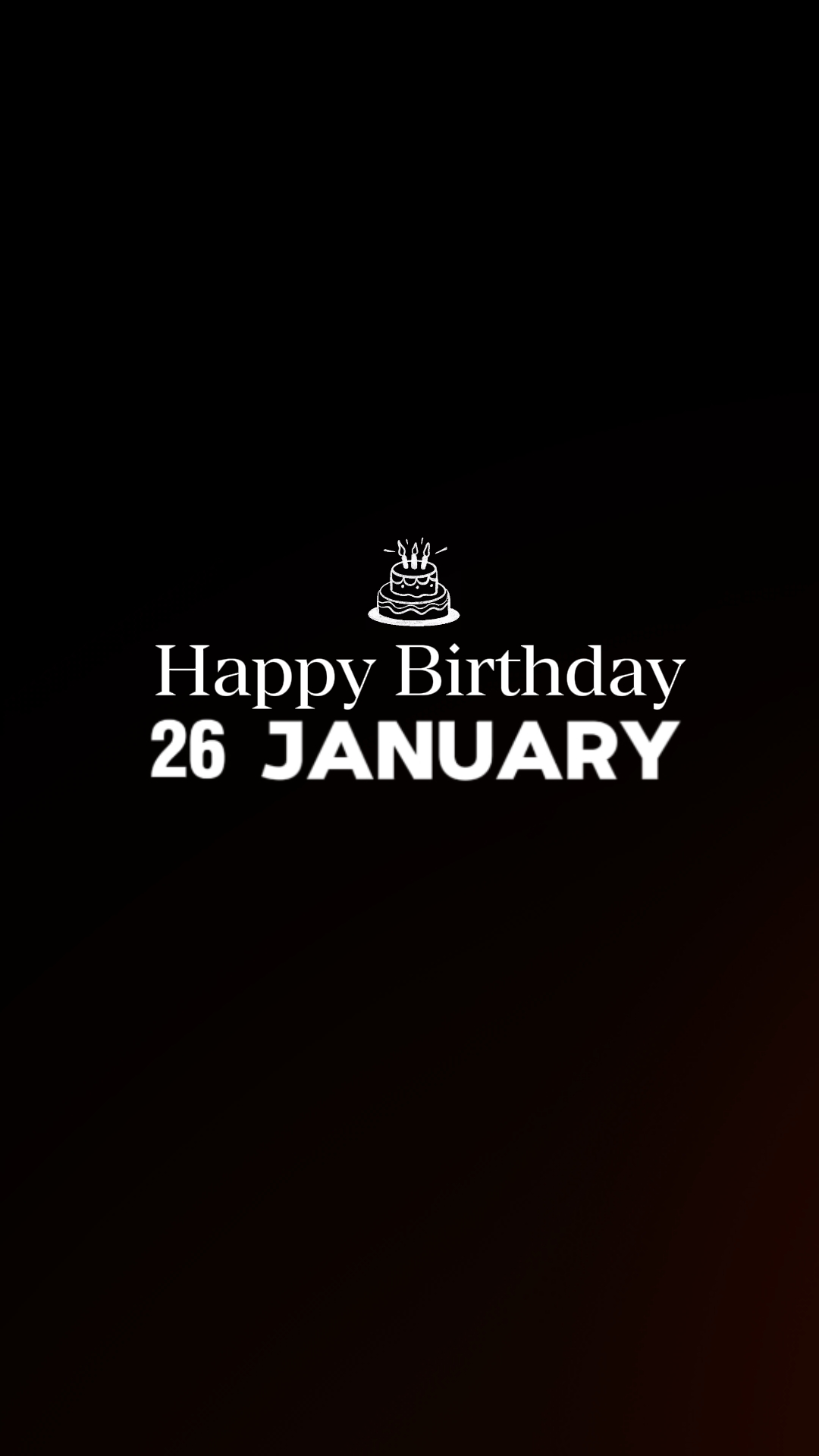 HBD 26 DE ENERO