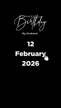 HBD HUSBAND 12 FEBRU