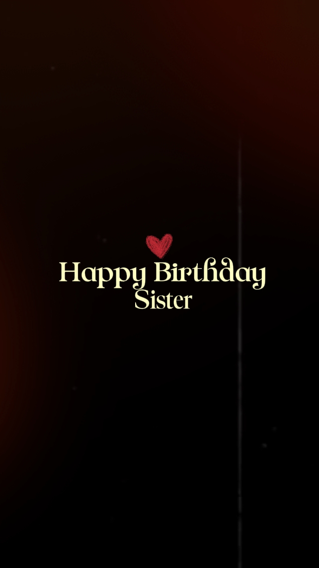 Birthday Sister 