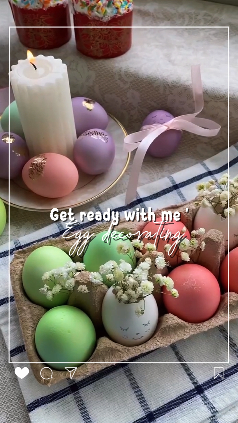 Dekorasi telur GRWM