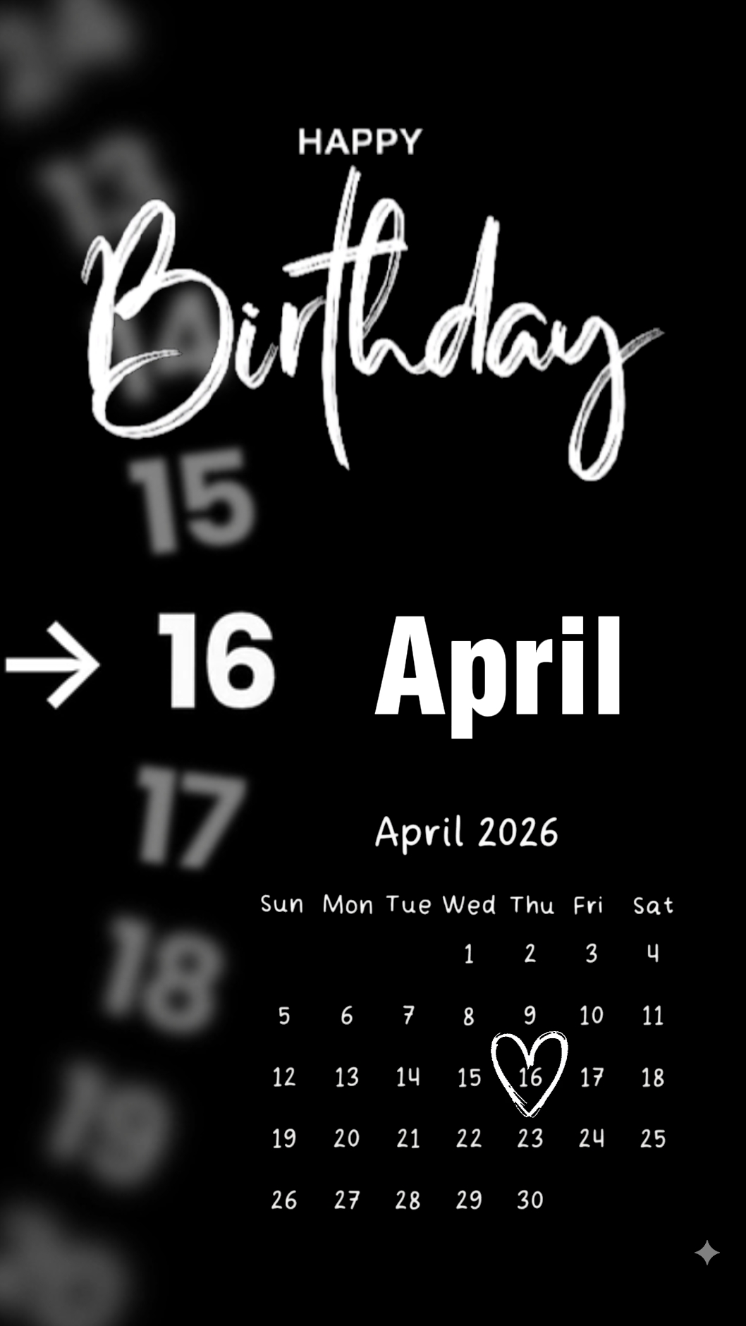HBD 16 APRIL