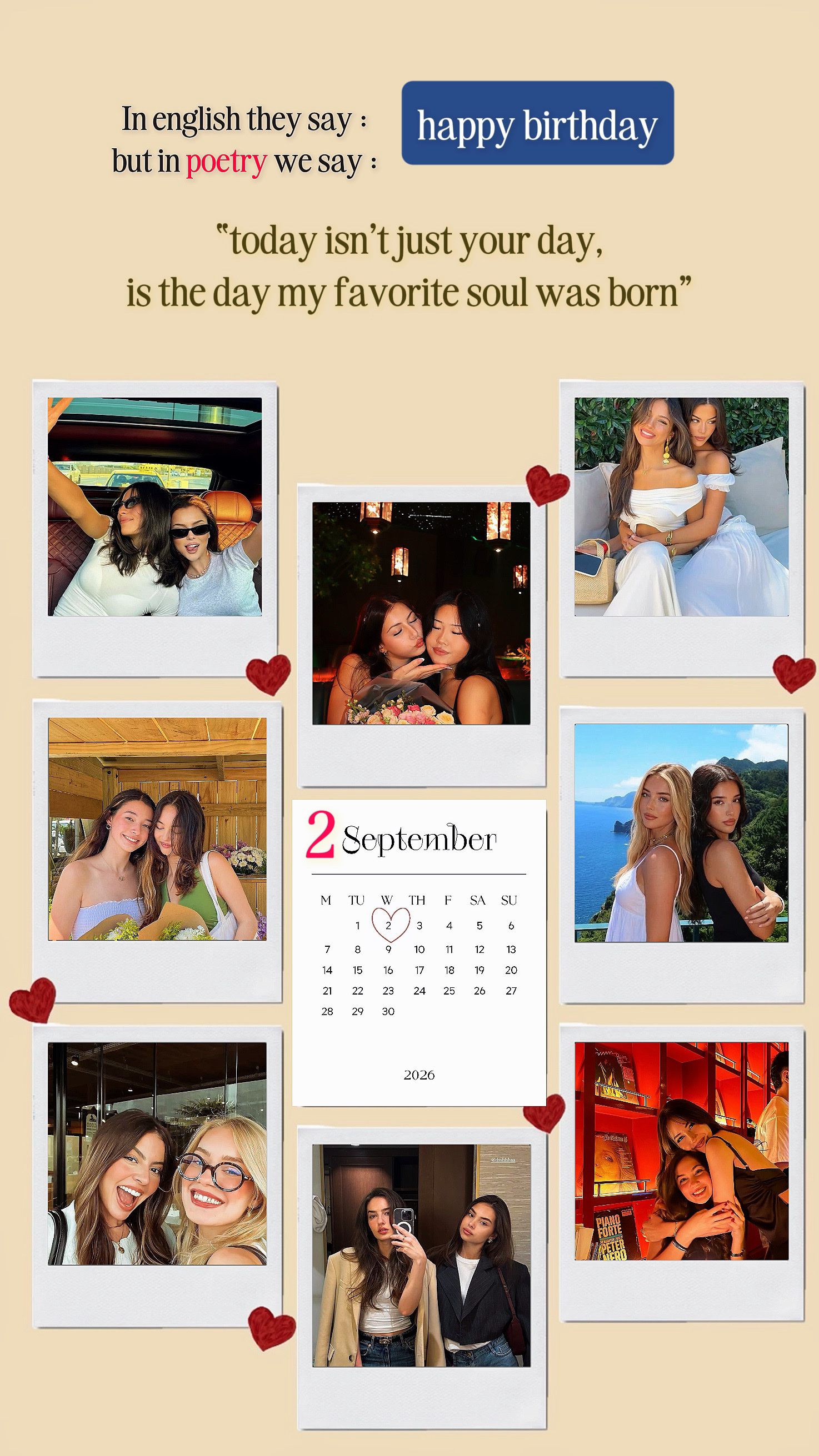 anniversaire soeur 2 septembre