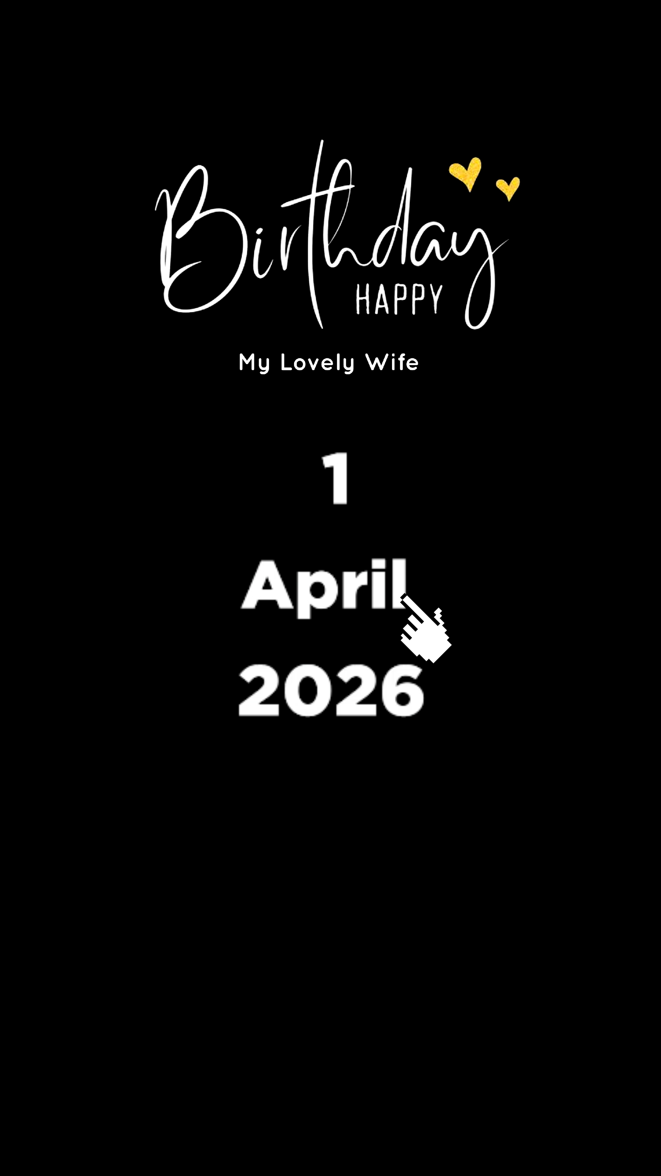FELIZ CUMPLEAÑOS ESPOSA 1 DE ABRIL
