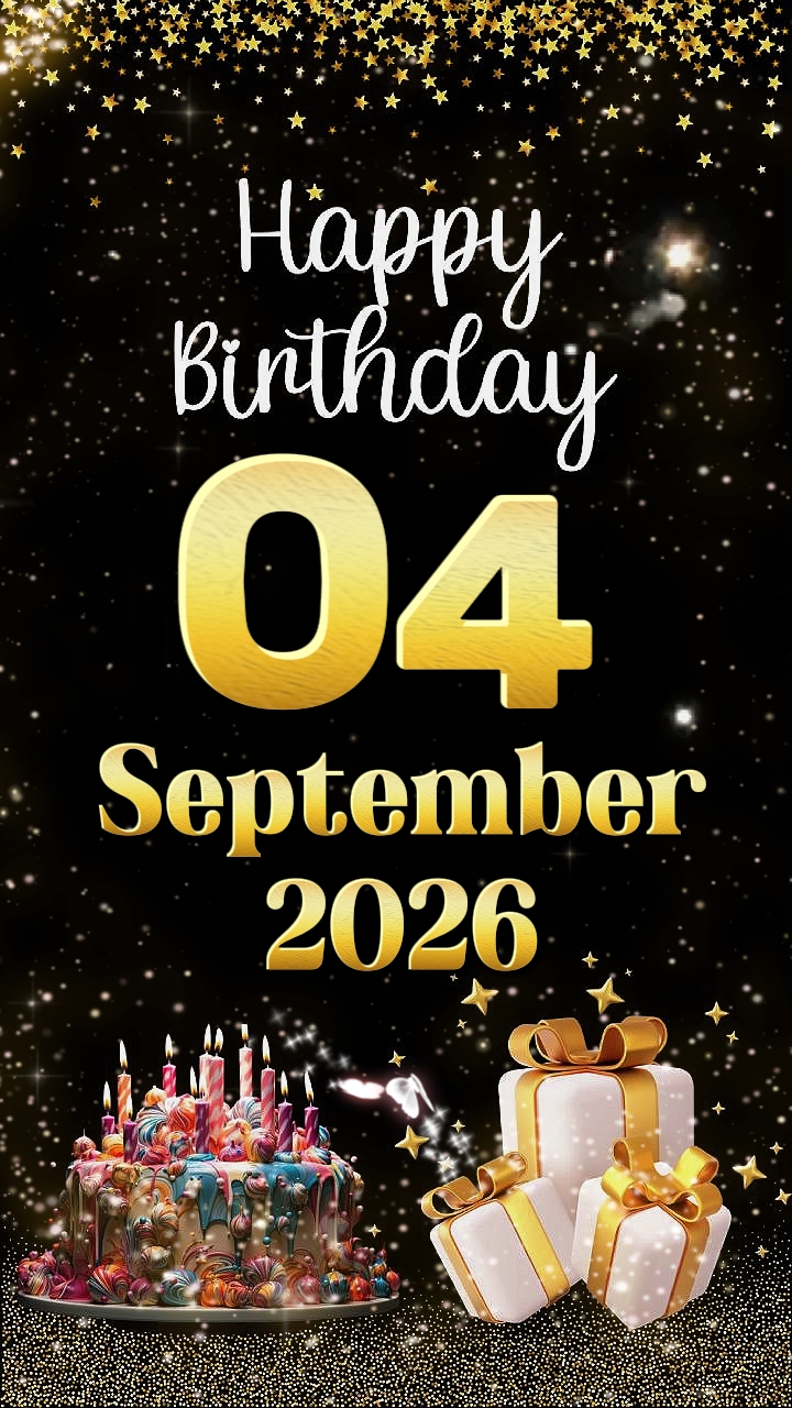 HBD 04 September2026