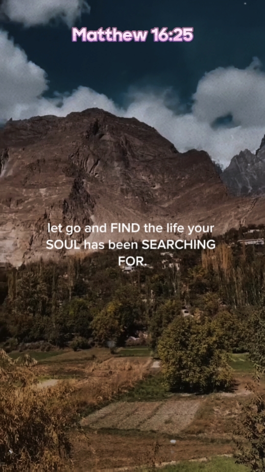 Matthew 16:25
