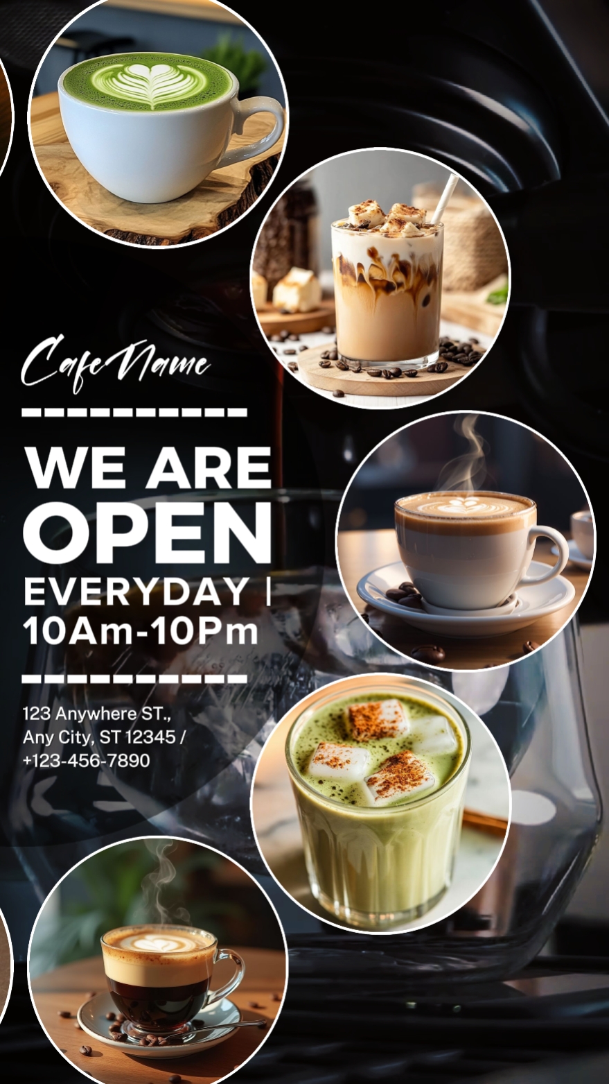 We Are Open - Menu