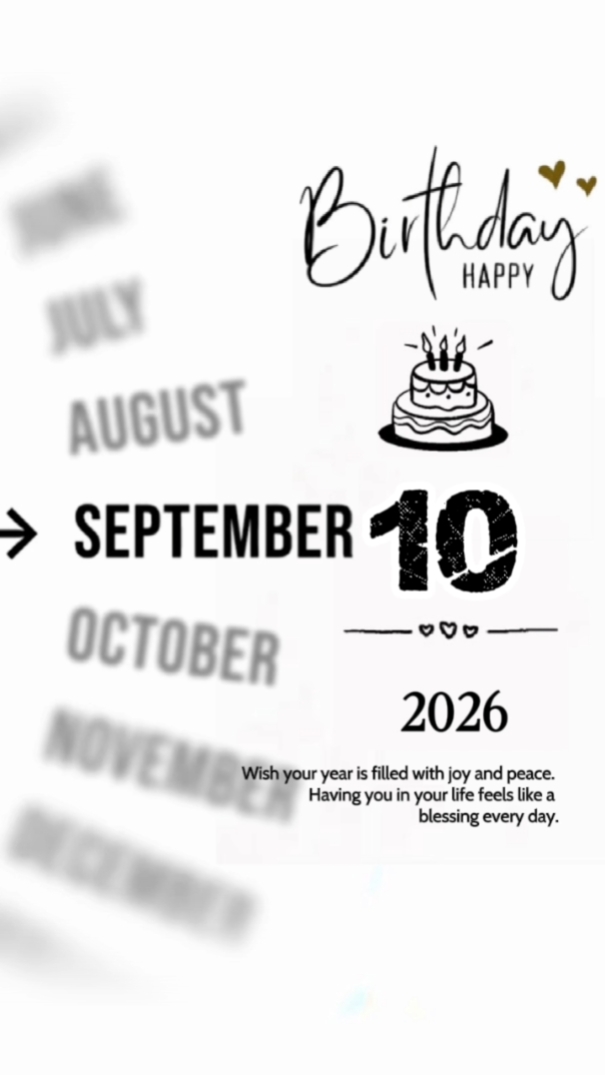 September Birthday
