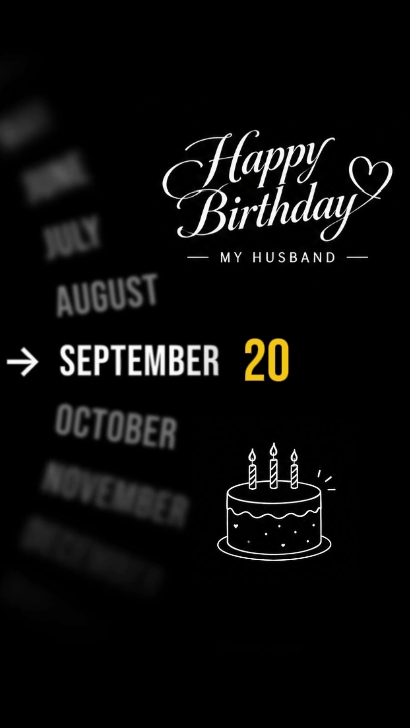 HBD HUSBAND 20 SEPT