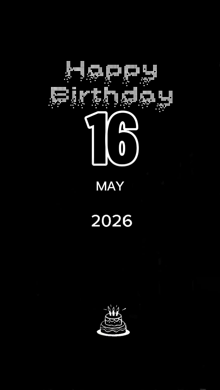 16 DE MAYO CUMPLEAÑOS