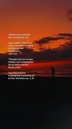 Trust Him and pray