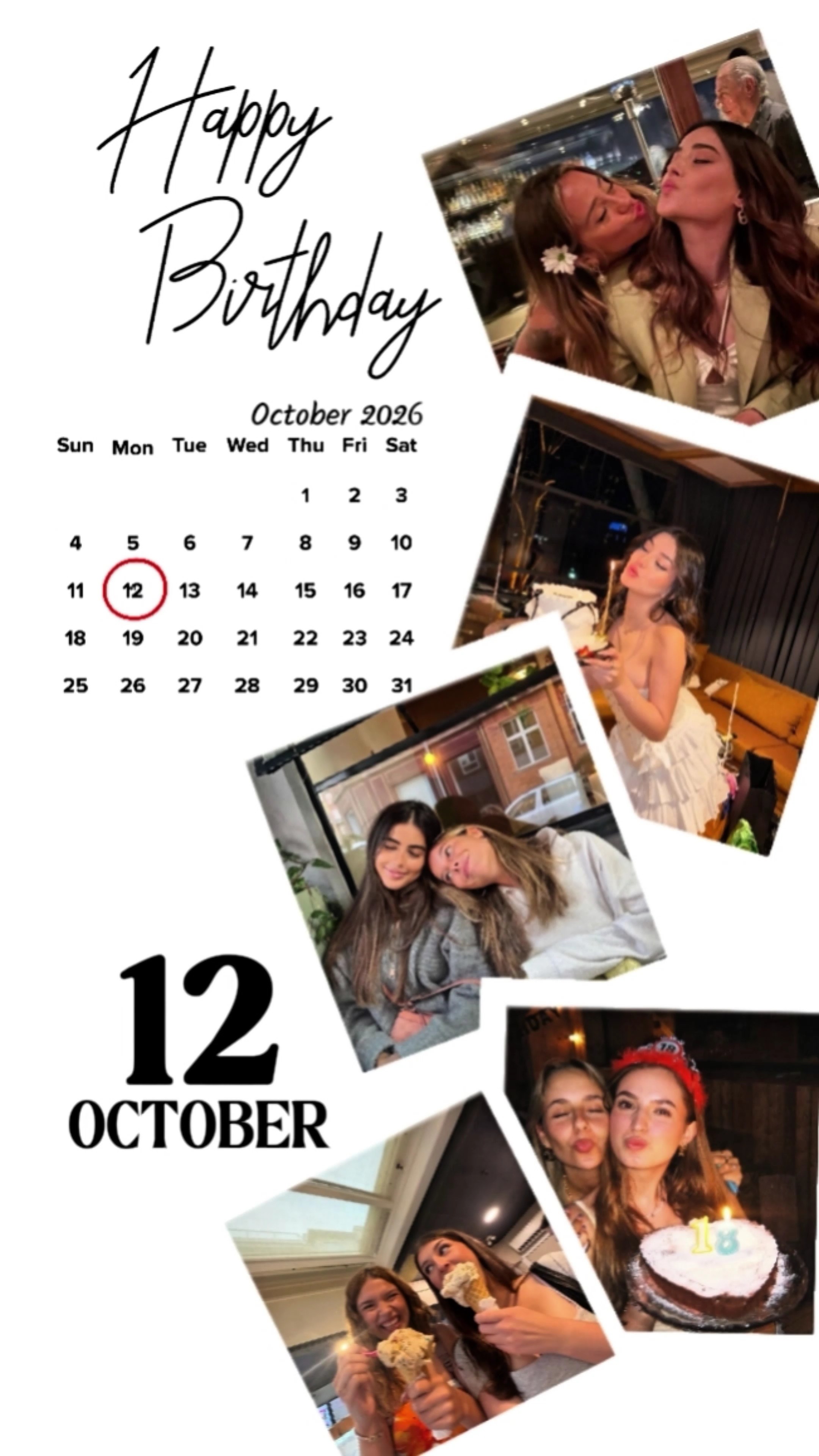 hbd 12 october