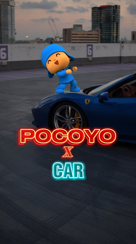 Pocoyo x araba