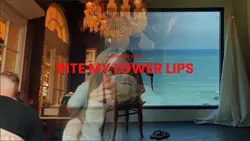 Bite my lower lip 