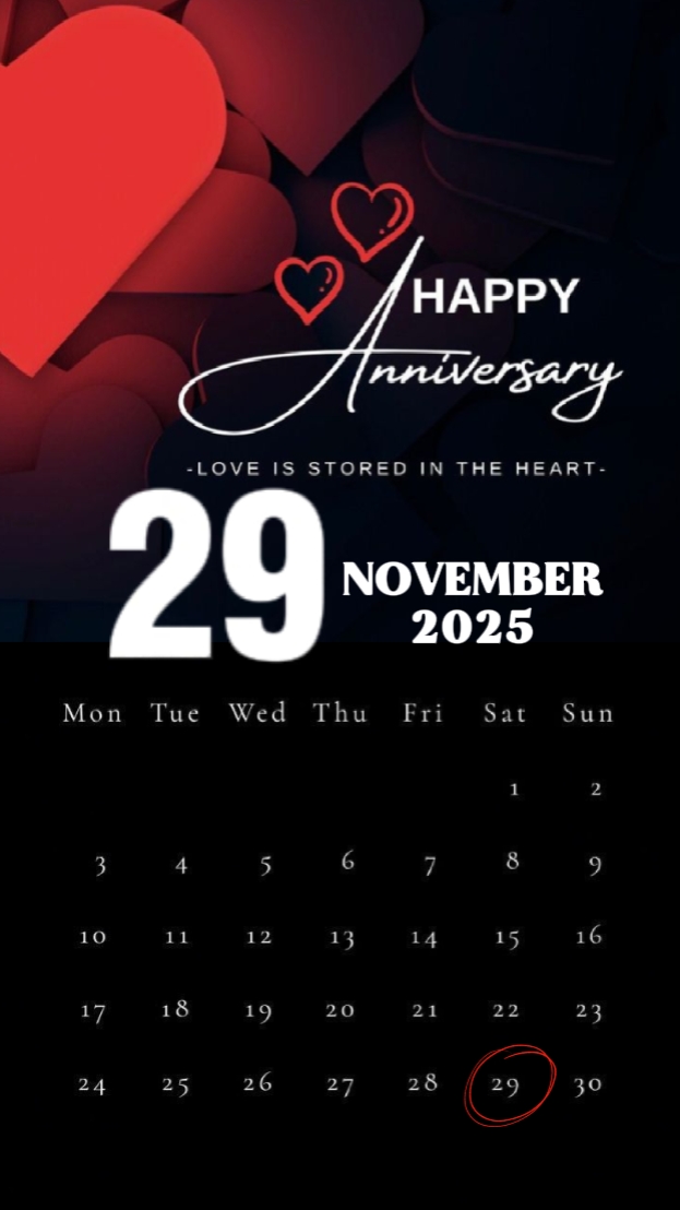 Anniv 29 November