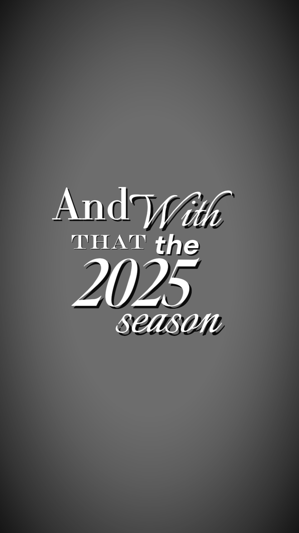 La temporada 2025 termina