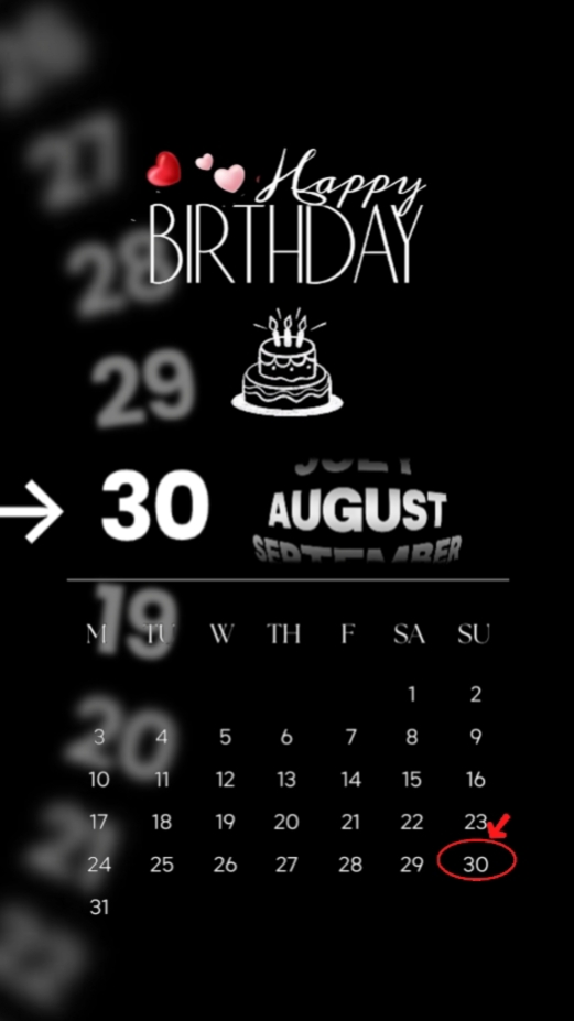 HBD 30 AOÛT
