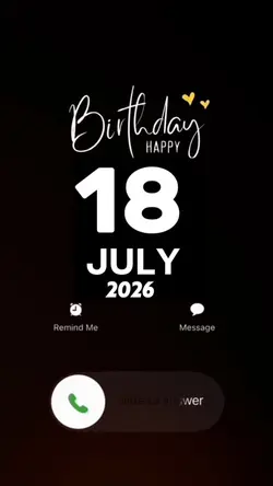 Hbd 18 July 2026