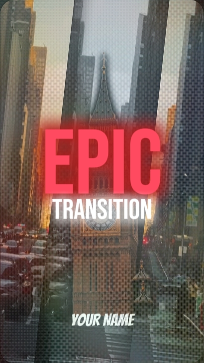EDIÇÃO DE TRANSIÇÃO ÉPICA