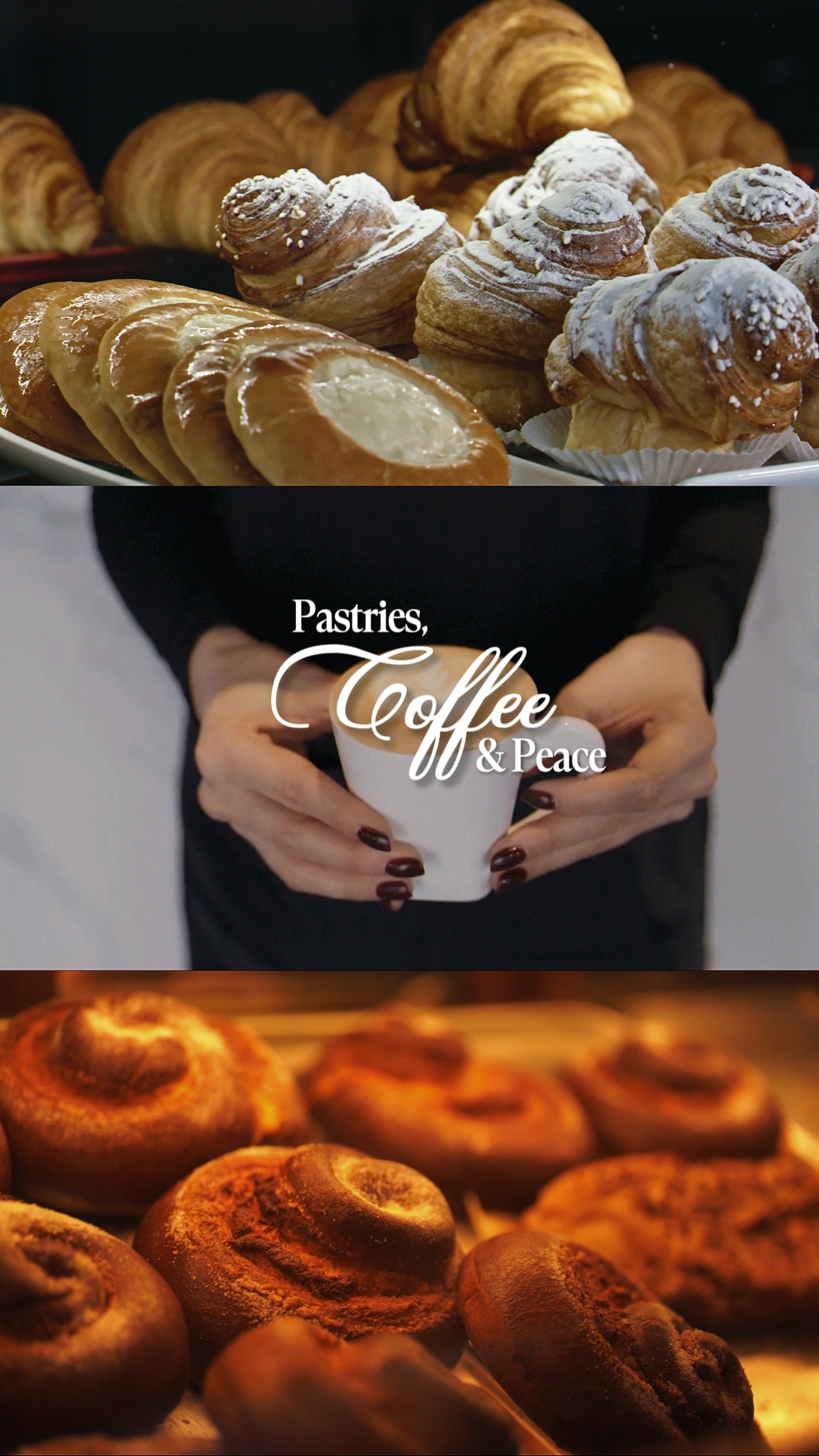 Pasteles y café