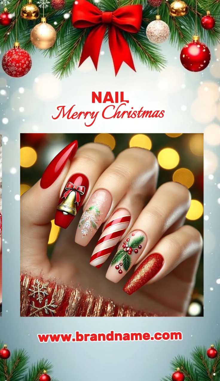 Uñas Feliz Navidad