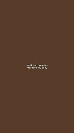 steak and potatoes