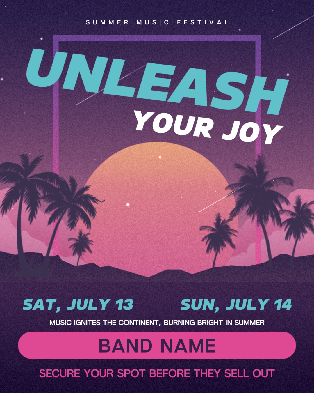 Promoção do Retro Style Music Festival