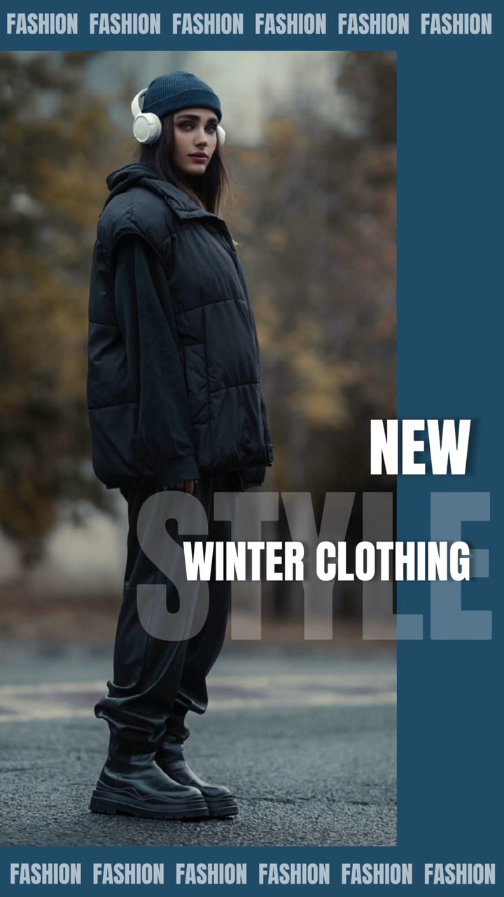  Exhibición de productos de moda de invierno Estilo TikTok