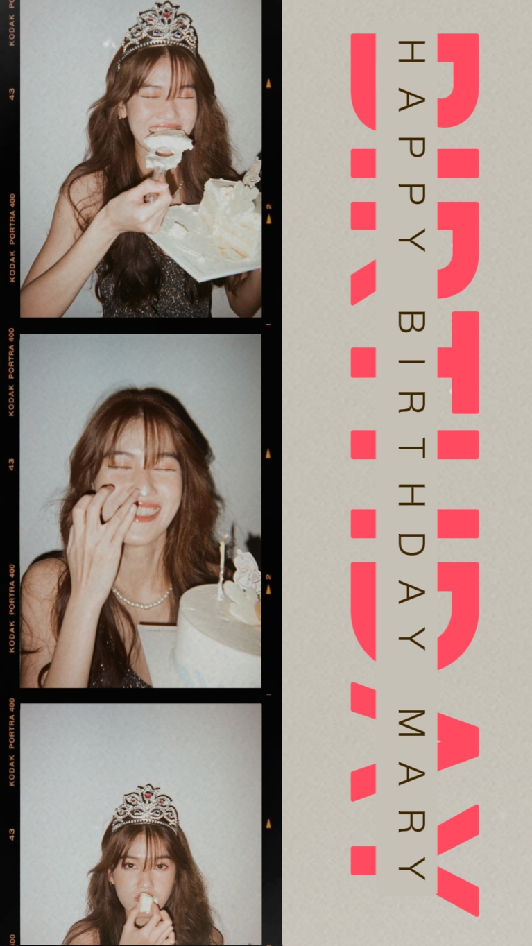 happy b-day editable