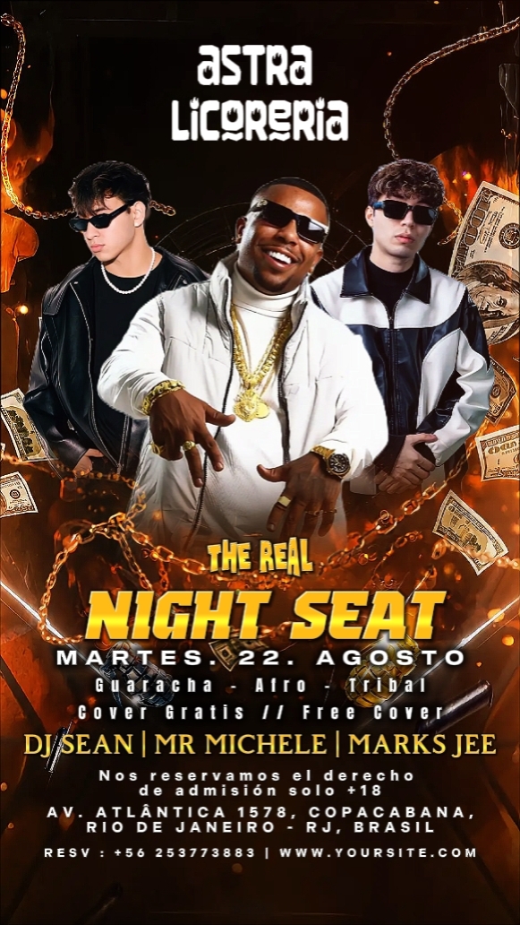 NOCHE DE FIESTA DE CARTELES