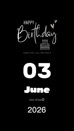 Hbd 03 June 2026 