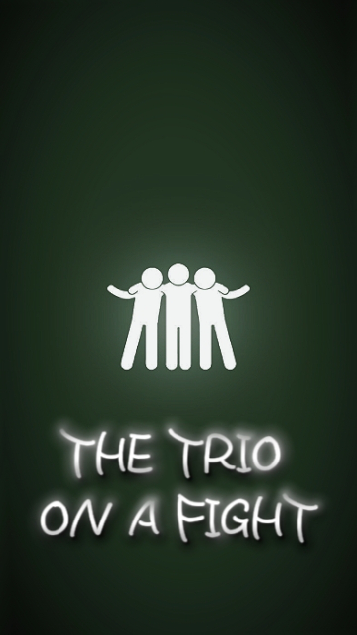 Trio em uma luta