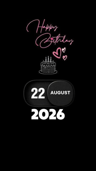 22 August hbd 
