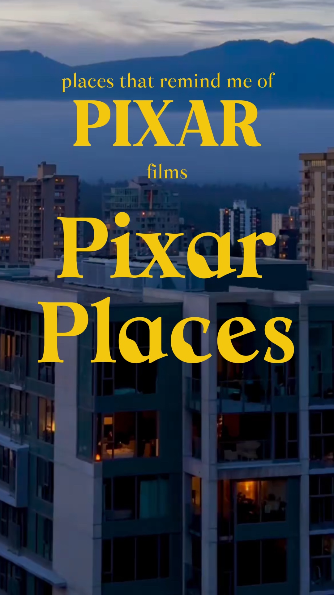 Lieux Pixar